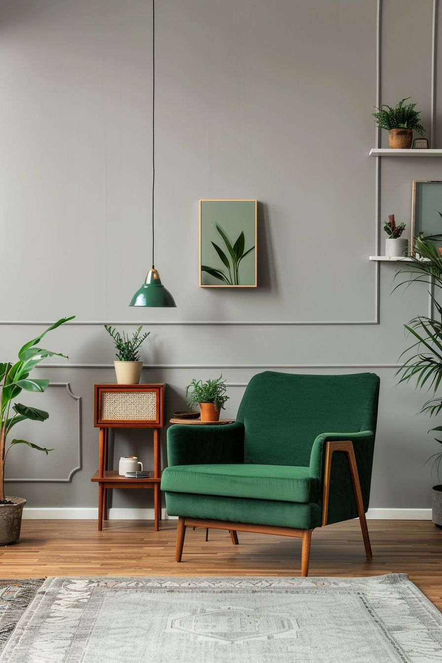 Mid-Century Modern Accent